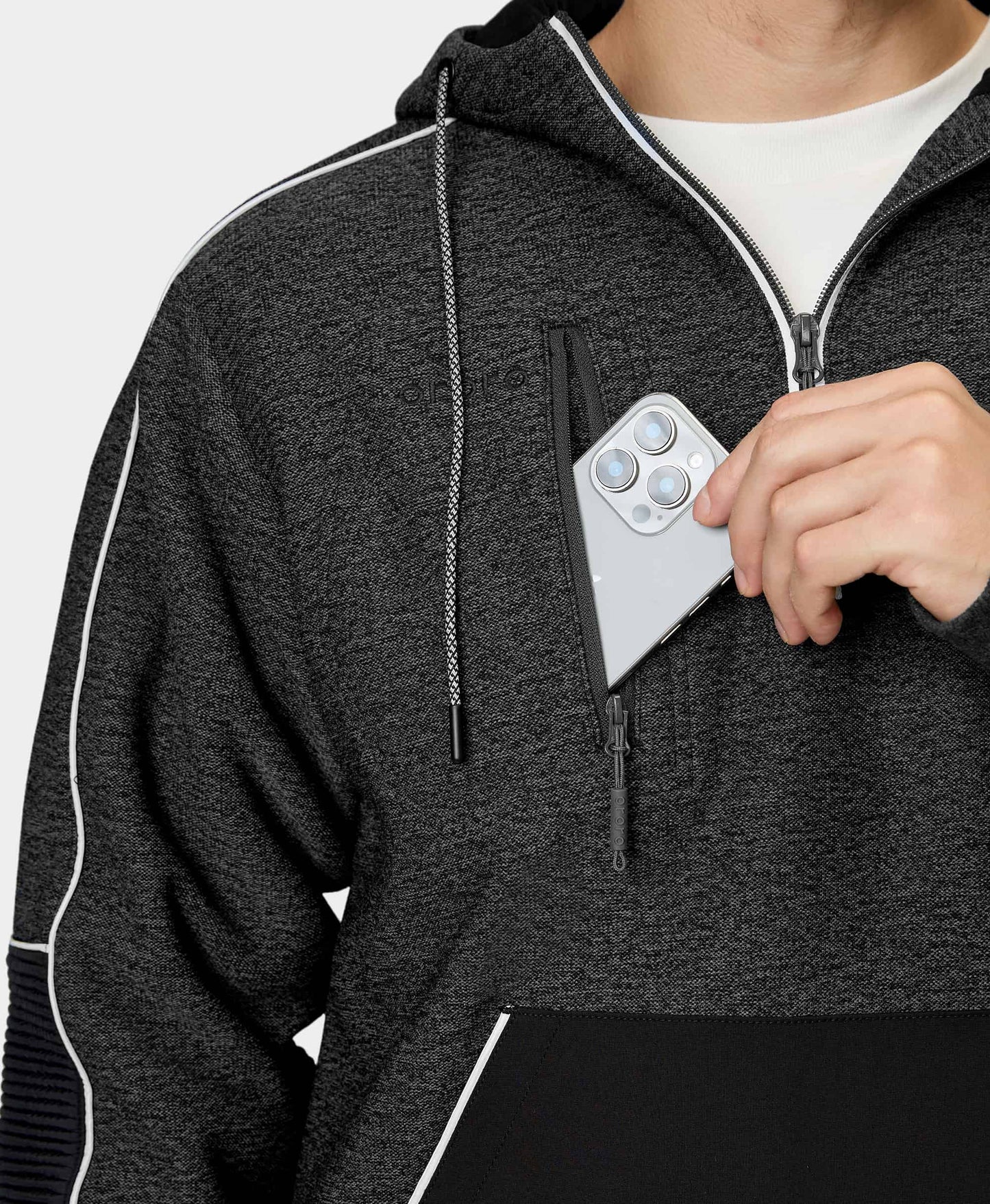 Wayne Herren 5-Zonen beheizter Hoodie-Pullove