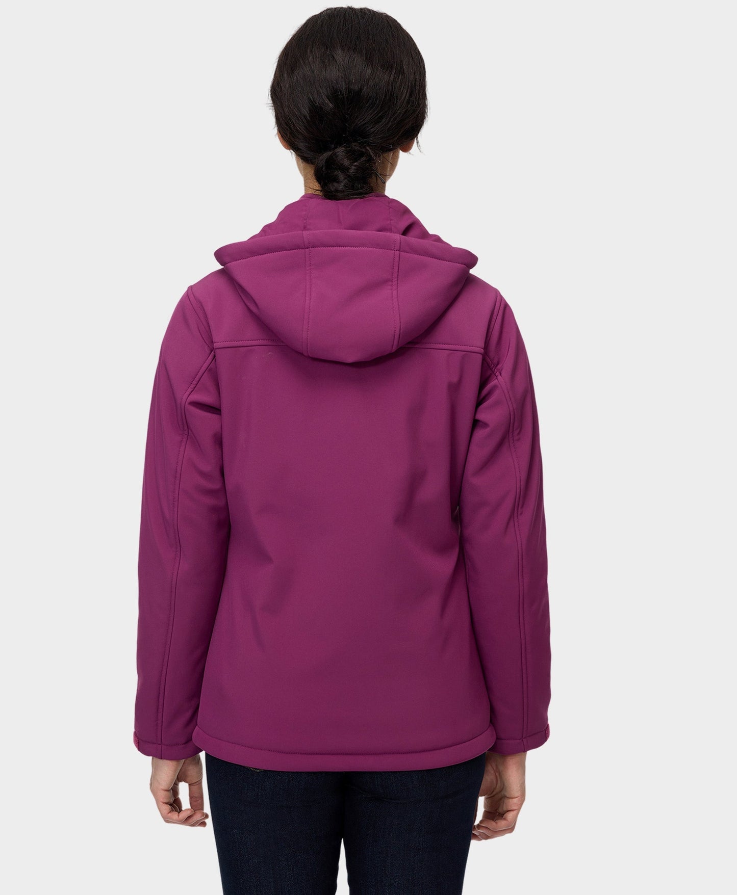 Frauen beheizbare Jacke mit Dualsteuerung und 5 Heizzonen (Taschenheizung)