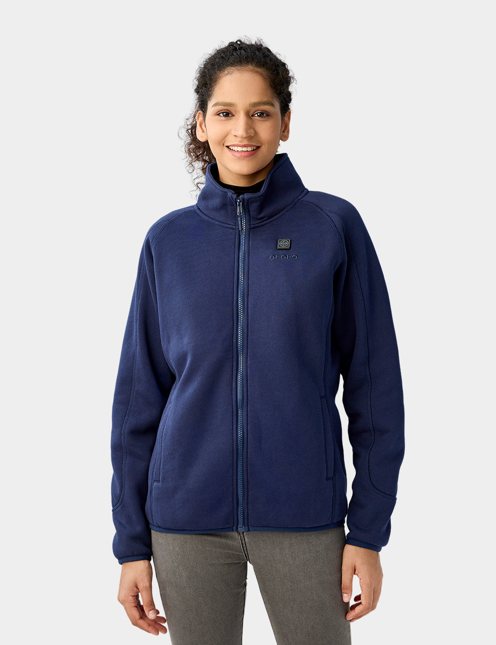 Frauen Beheizbare Fleecejacke mit durchgehendem Reißverschluss (2025)