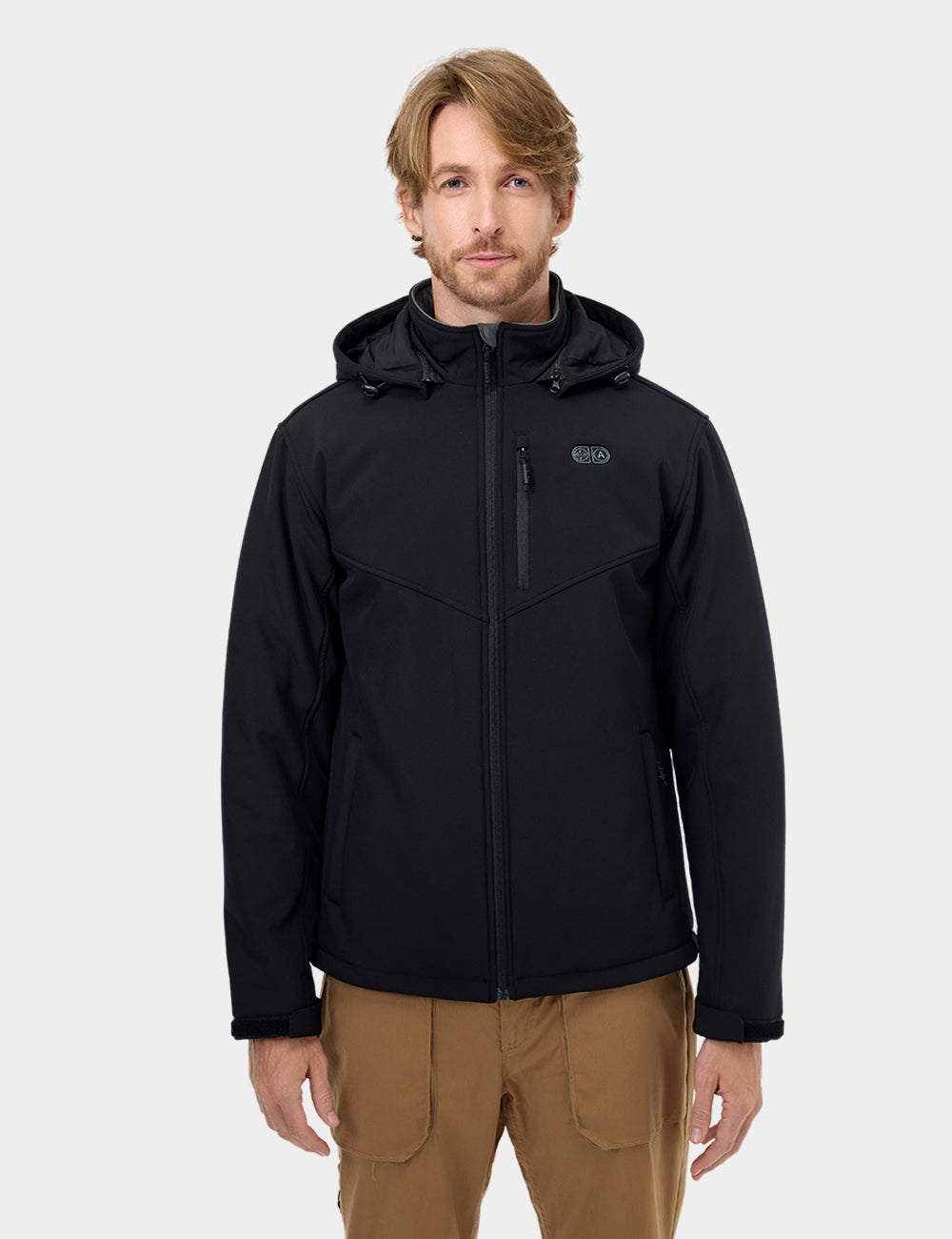 Mont Gerrard Jacke Grau Schwarz Beheizbare Mont Gerrard Jacke