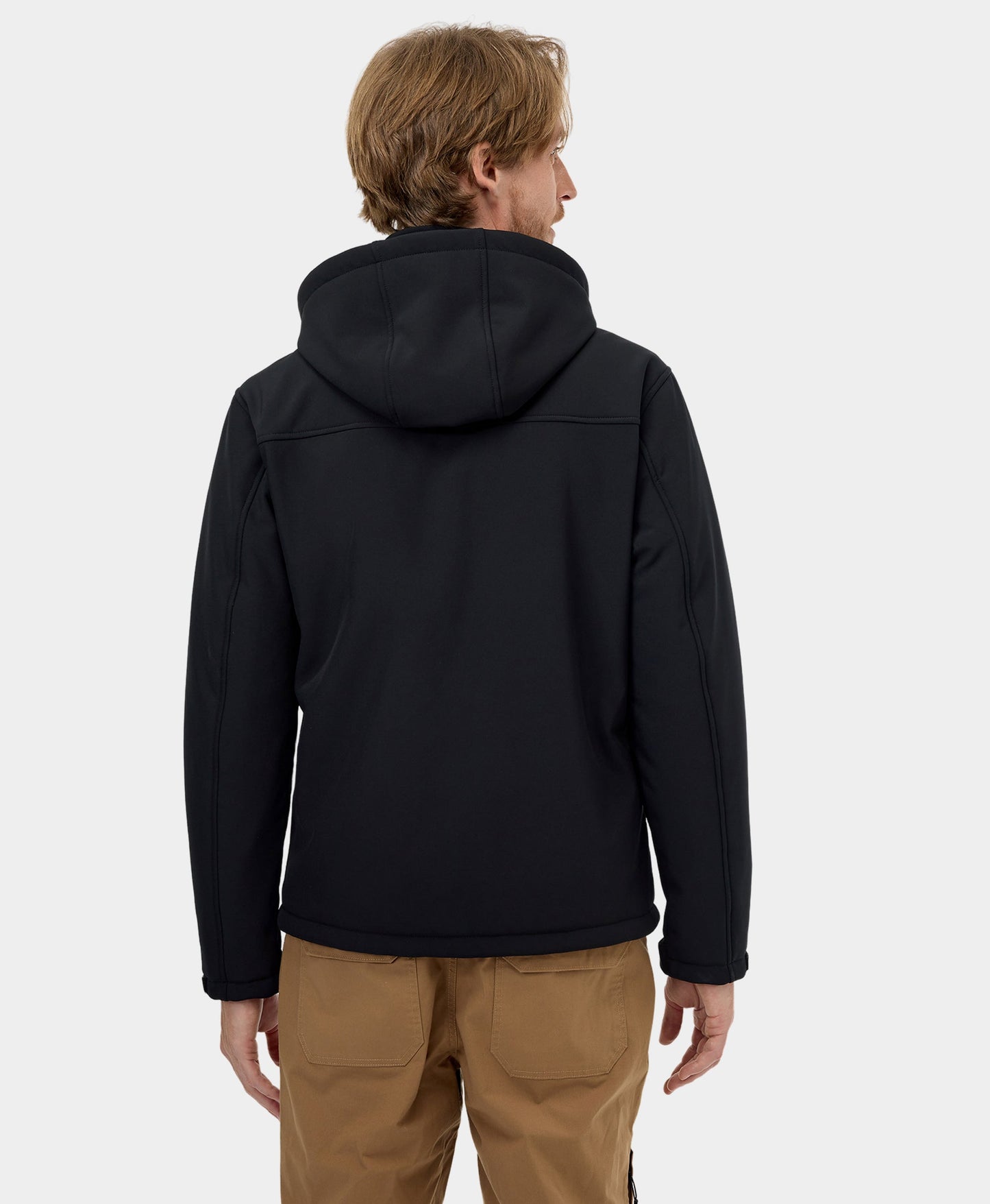 Männer beheizbare Jacke mit Dualsteuerung und 5 Heizzonen (Taschenheizung)