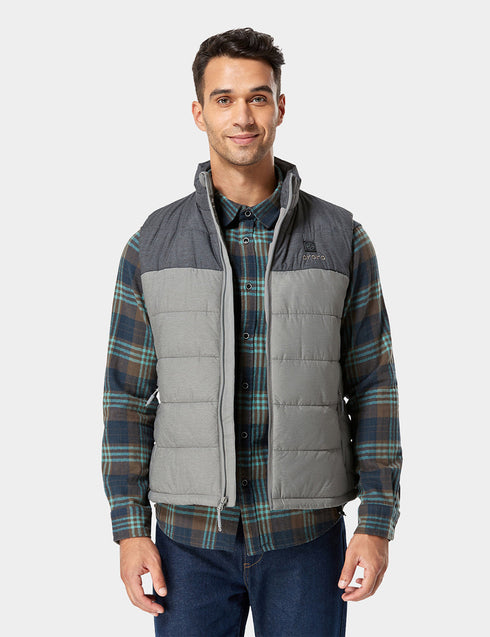 Men's Classic Heated Vest - Flecking Grey ,view 2