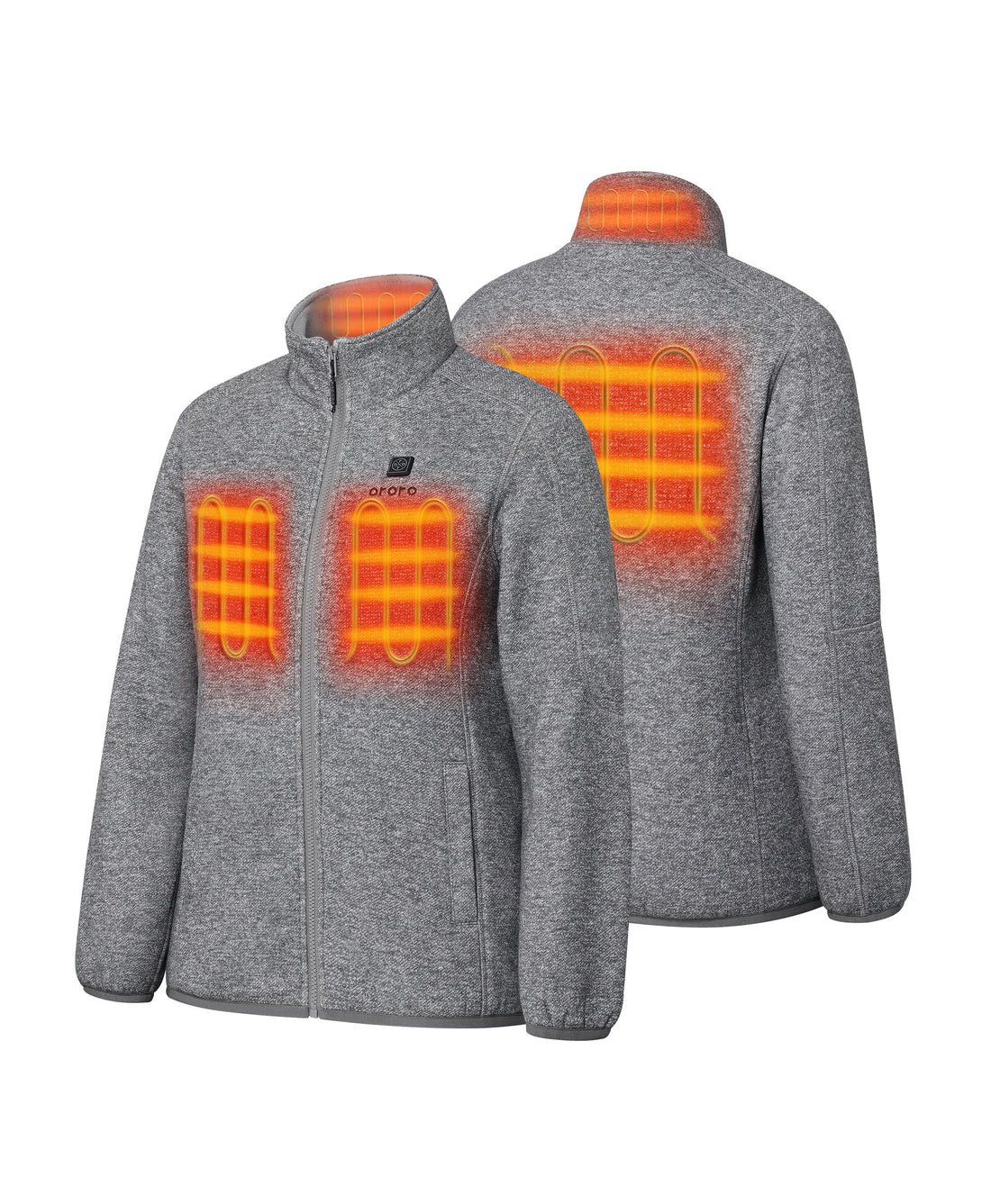 Frauen Beheizbare Fleecejacke mit durchgehendem Reißverschluss (2025)