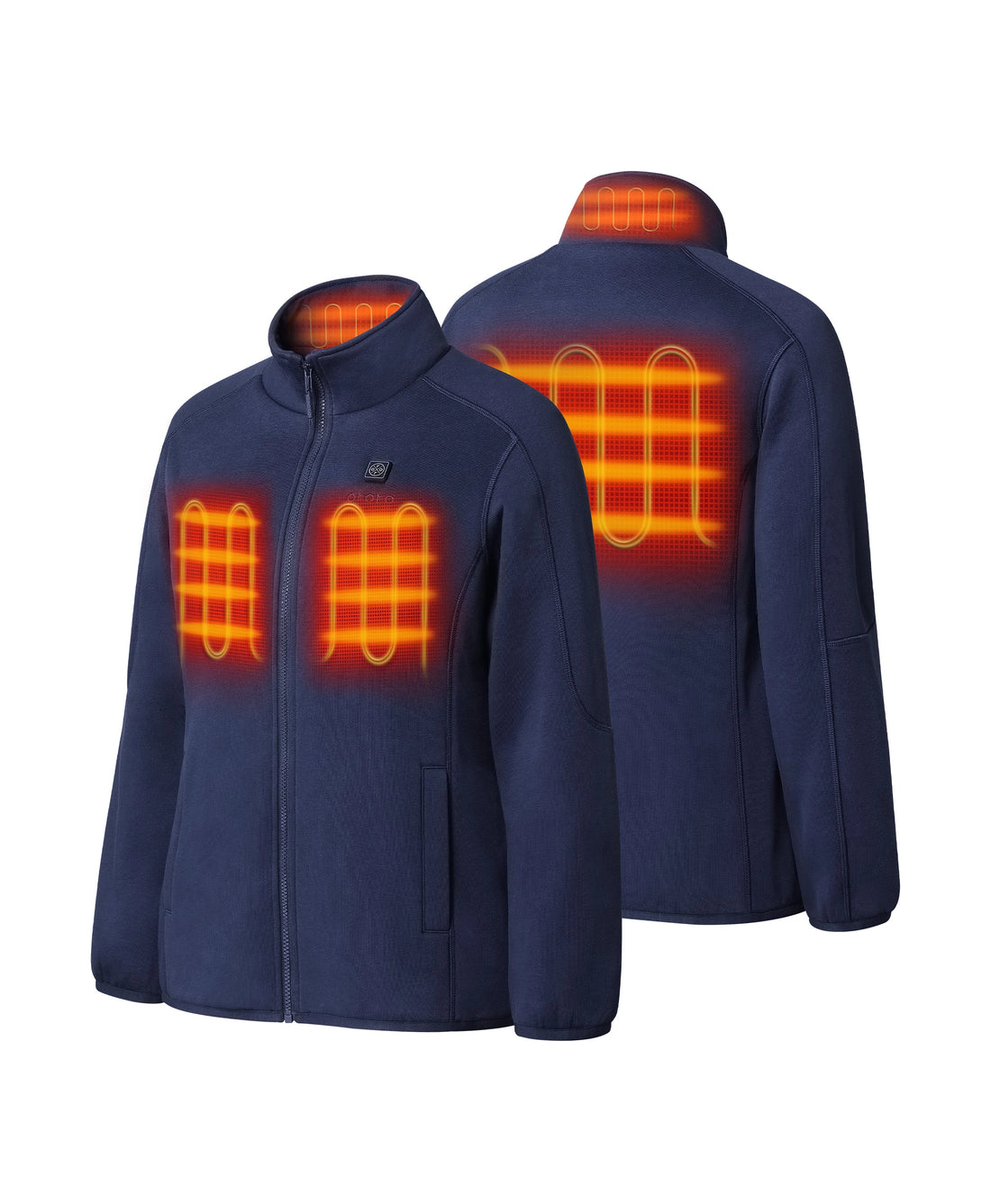 Frauen Beheizbare Fleecejacke mit durchgehendem Reißverschluss (2025)