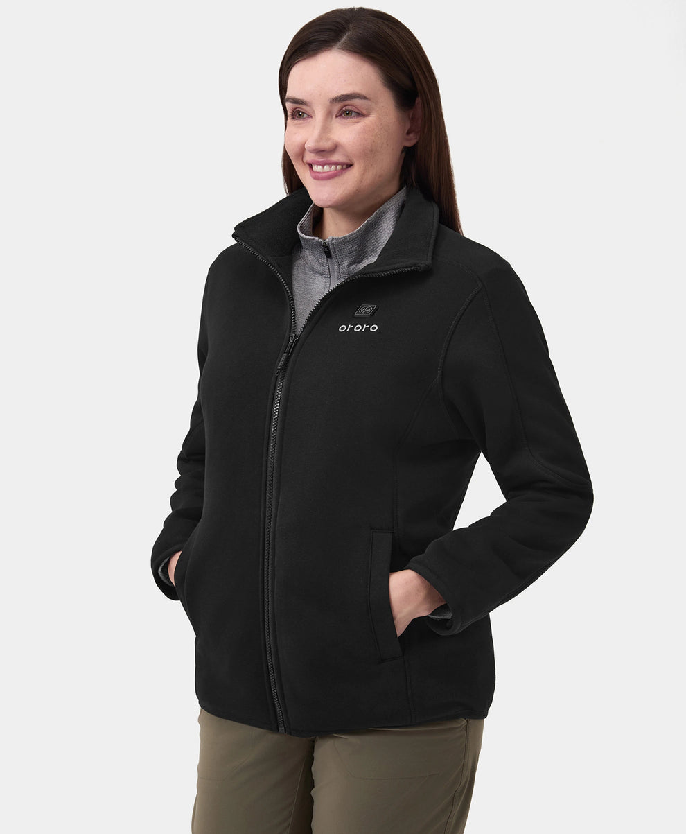 Frauen Beheizbare Fleecejacke mit durchgehendem Reißverschluss (2025)