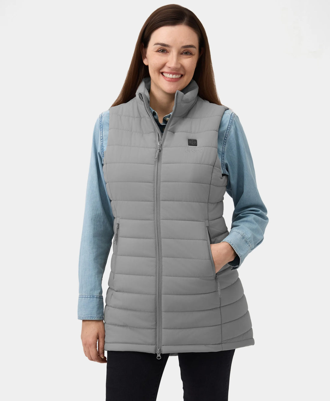 "Tribeca" Frauen beheizbare lange Puffer Weste