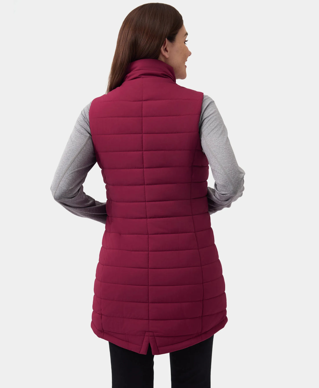 "Tribeca" Frauen beheizbare lange Puffer Weste