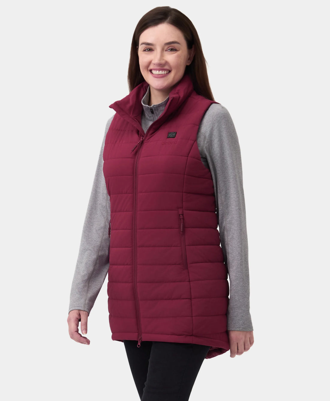 "Tribeca" Frauen beheizbare lange Puffer Weste