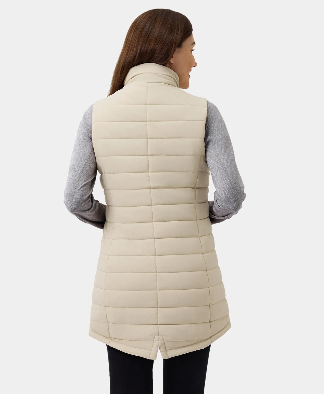 "Tribeca" Frauen beheizbare lange Puffer Weste