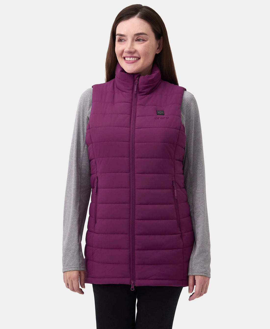 "Tribeca" Frauen beheizbare lange Puffer Weste