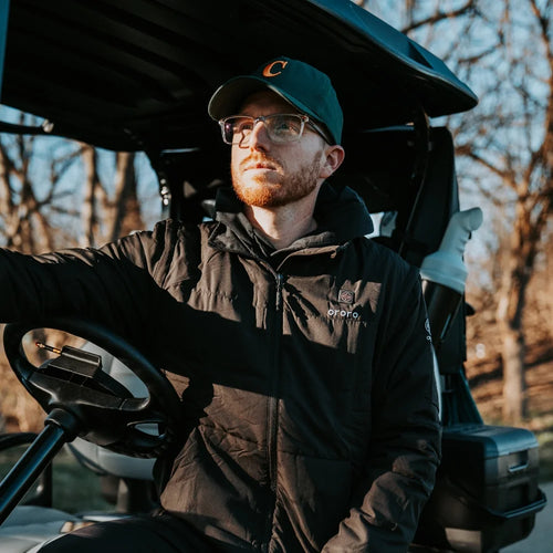 Men's Heated Golf Jacket (with Zip-Off Sleeves)