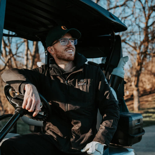 Men's Heated Golf Jacket (with Zip-Off Sleeves)