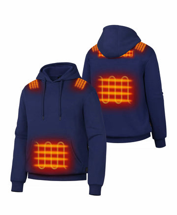 Preston Unisex 5-Zone Pullover Heated Hoodie Preston Unisex 5-Zone Pullover Heated Hoodie