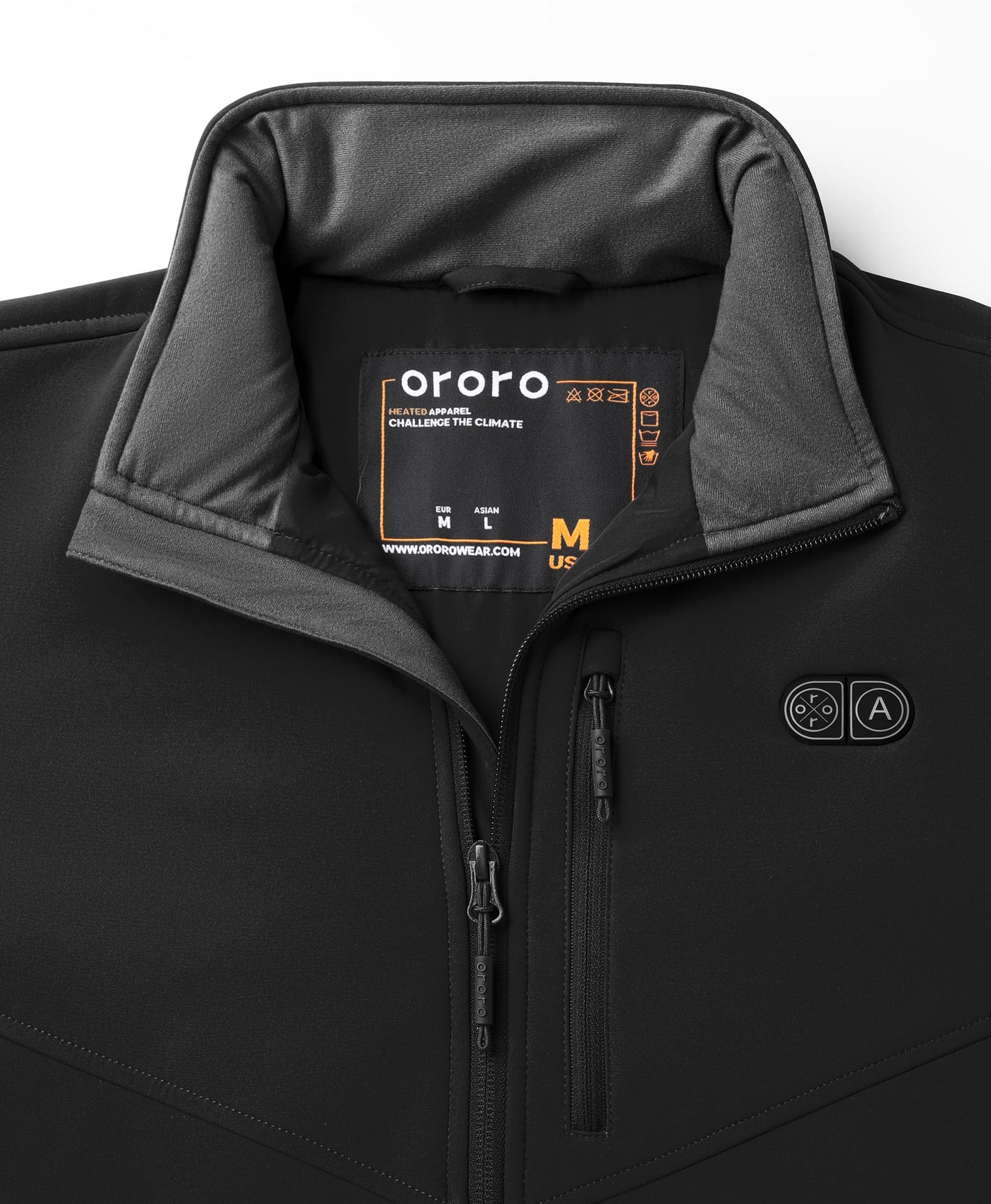 Frauen beheizbare Jacke mit Dualsteuerung und 5 Heizzonen (Taschenheizung)
