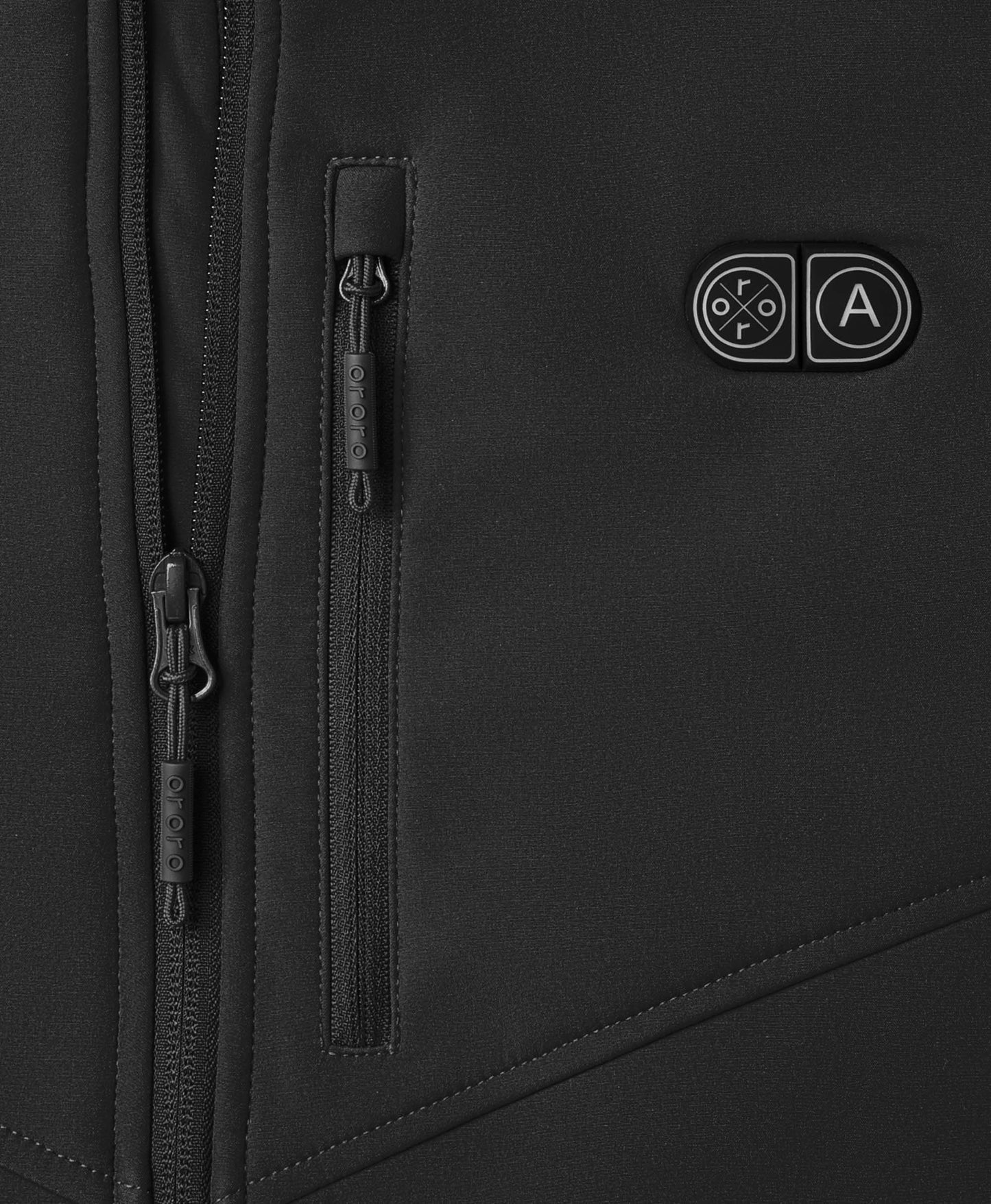 Frauen beheizbare Jacke mit Dualsteuerung und 5 Heizzonen (Taschenheizung)