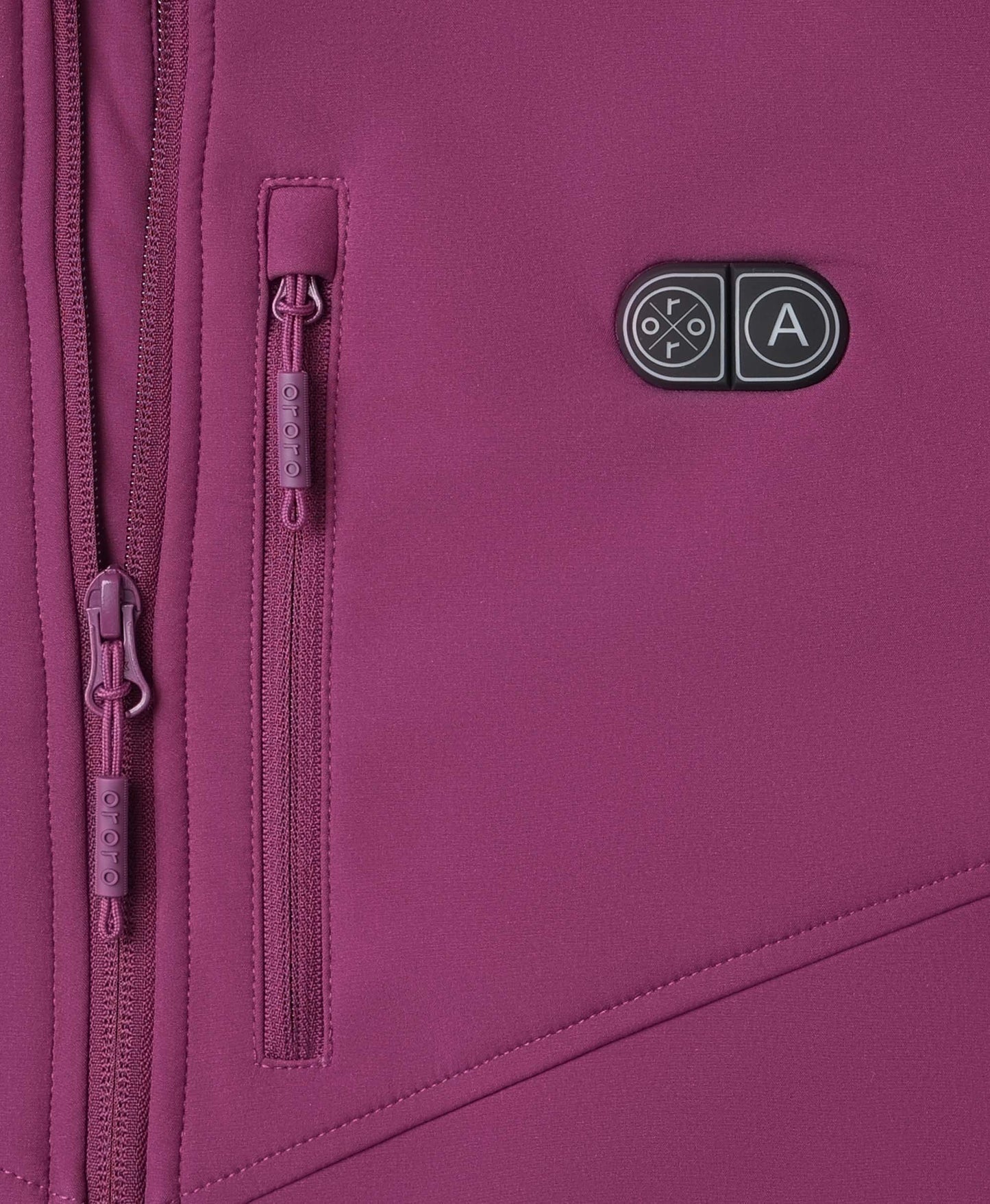 Frauen beheizbare Jacke mit Dualsteuerung und 5 Heizzonen (Taschenheizung)