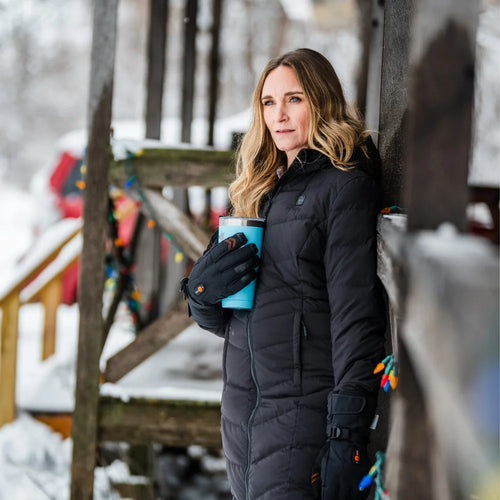 SOHO Women's Heated Down Parka Jacket