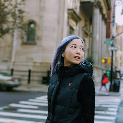 Women's Heated Down Vest - Black