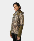 Frauen beheizbare Jagdjacke - Tarnfarben, Mossy Oak Country DNA