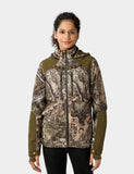 Frauen beheizbare Jagdjacke - Tarnfarben, Mossy Oak Country DNA