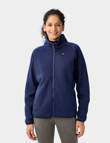 Frauen Beheizbare Fleecejacke mit durchgehendem Reißverschluss (2025)