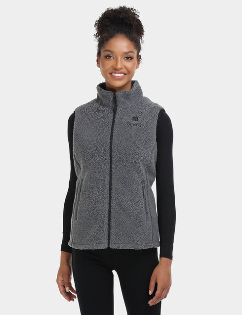 Women's Heated Recycled Fleece Vest ,view 1