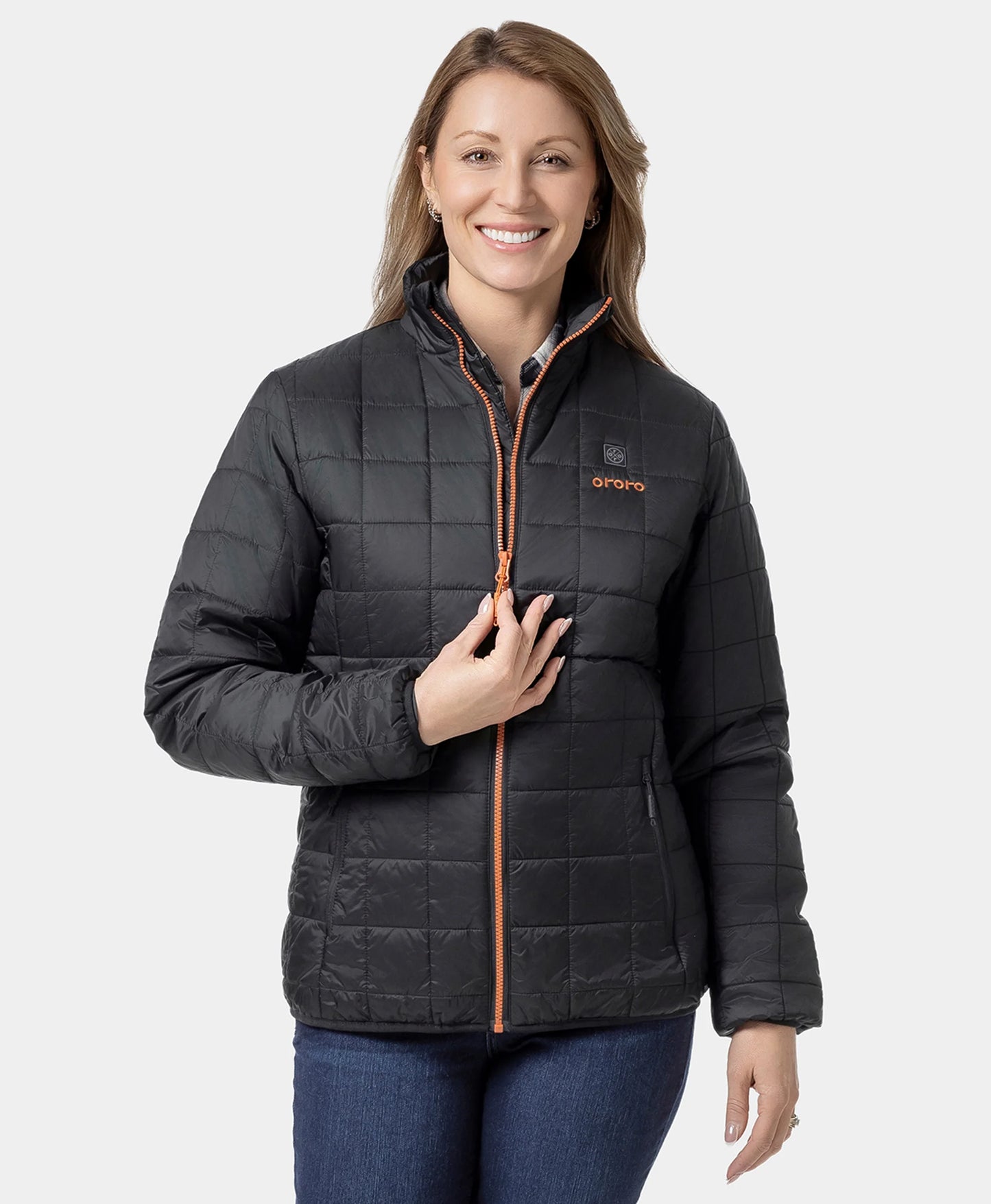 Prism Damen Beheizte Steppjacke