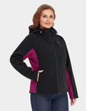 Women's Classic Heated Jacket - Purple & Black