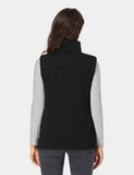 Women's Heated Fleece Vest - Black