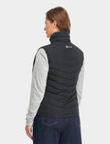 Women's Heated Lightweight Down Vest - Black