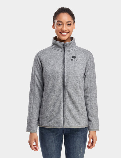 Frauen Beheizbare Fleecejacke mit durchgehendem Reißverschluss (2025)