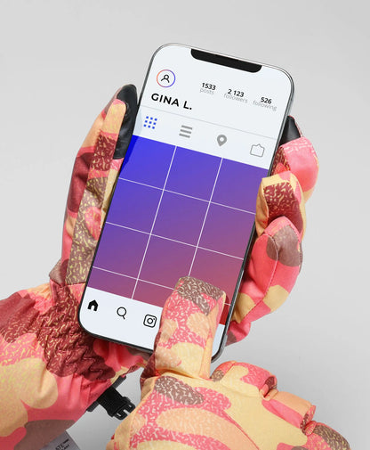 Kyoto Damen-Colorprint Leichte Beheizbare Handschuhe