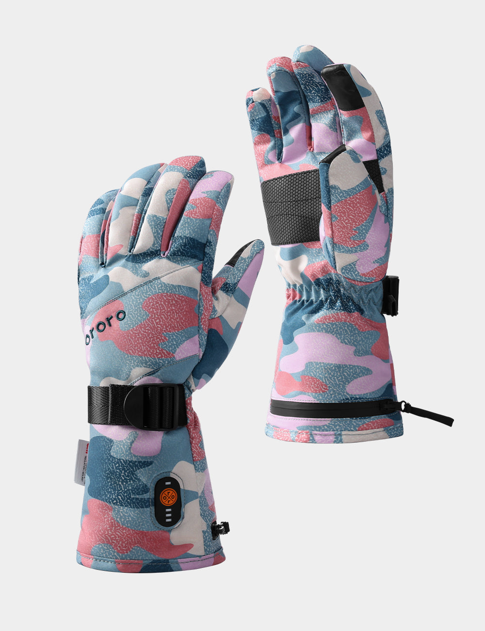 Kyoto Damen-Colorprint Leichte Beheizbare Handschuhe