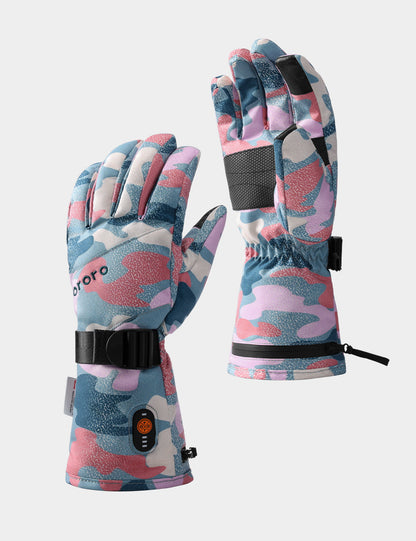 Kyoto Damen-Colorprint Leichte Beheizbare Handschuhe