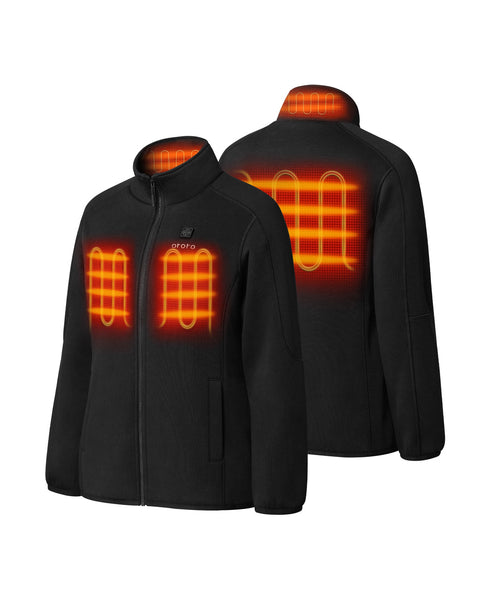 Frauen Beheizbare Fleecejacke mit durchgehendem Reißverschluss (2025) ,view 2