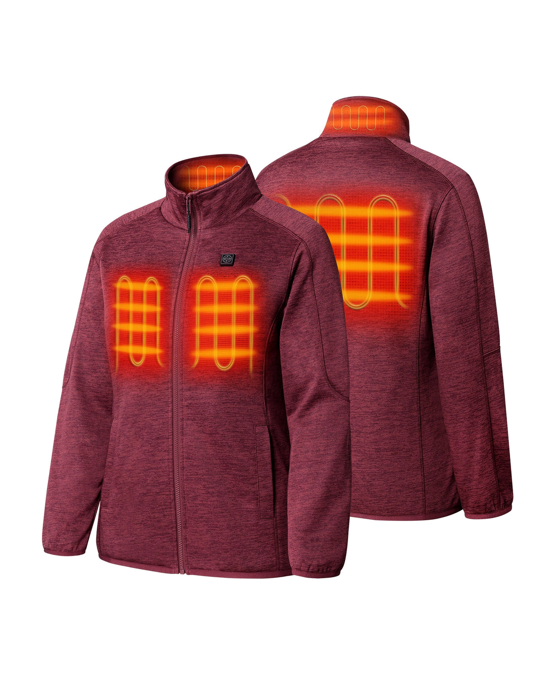 Frauen Beheizbare Fleecejacke mit durchgehendem Reißverschluss (2025)