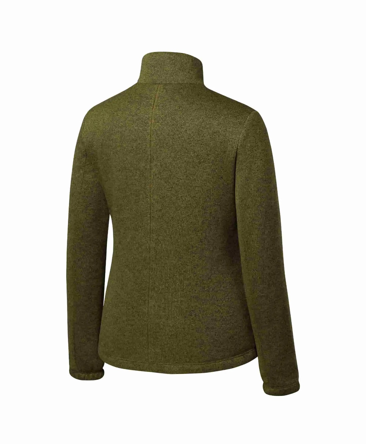 Women's 4-Zone Heated Sweater Fleece Qtr Zip Jacket