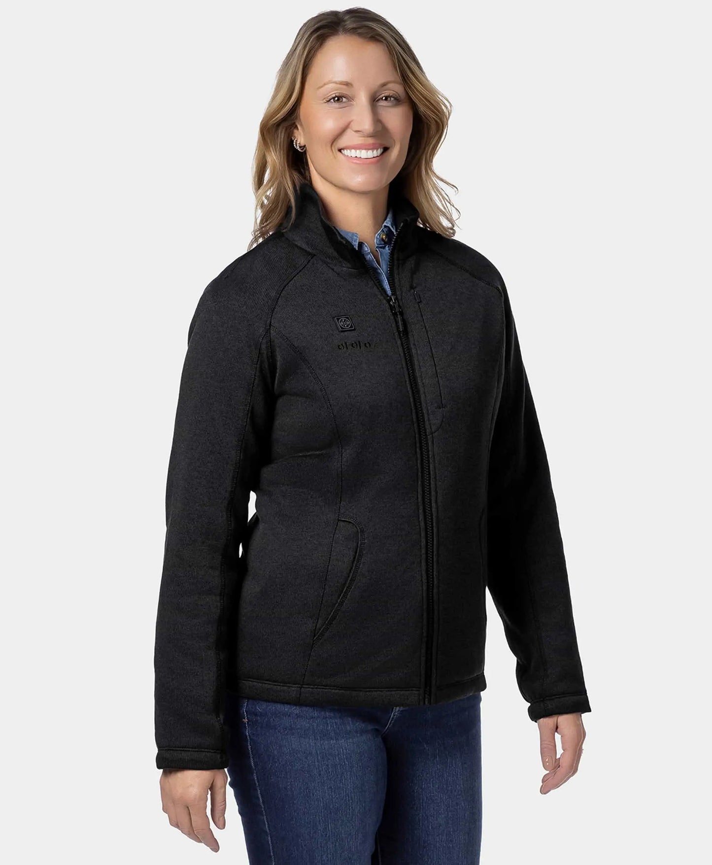 Augusta Tournament Women's 4-Zone Heated Sweater Fleece Jacket
