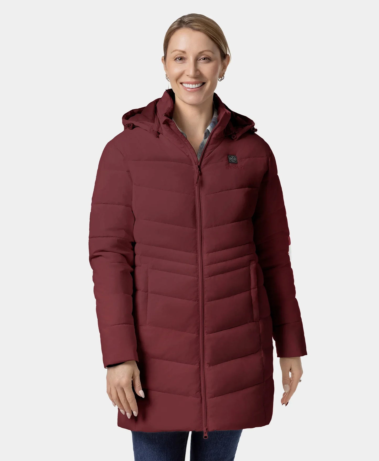 Parkside Frauen 4-Zonen beheizbare Puffer-Parka-Jacke
