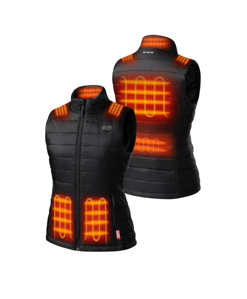 7 Heating zones: Left & Right Pockets, Left & Right Shoulder, Mid-back, Lower back, Collar ,view 2