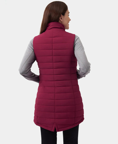 "Tribeca" Frauen beheizbare lange Puffer Weste