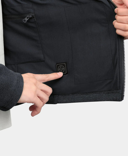 River Ridge Herren 3-in-1 beheizte Jacke mit Fleecefutter