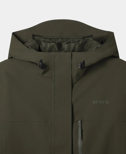 River Ridge Herren 3-in-1 beheizte Jacke mit Fleecefutter