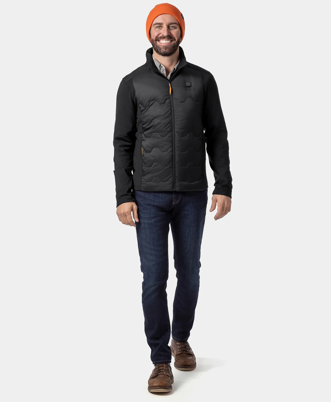 Verbier Herren 4-Zonen Heiz-Daunenjacke