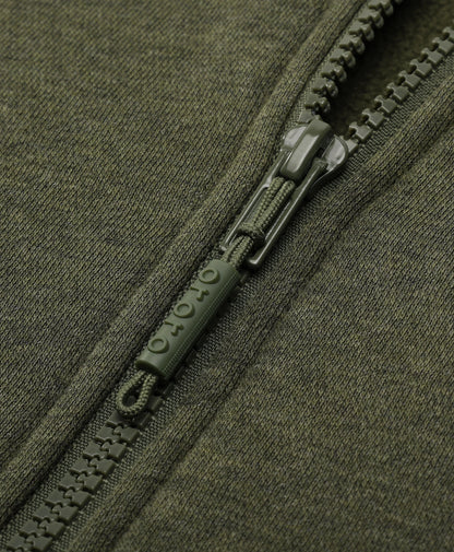 Männer beheizbare Fleecejacke mit Reißverschluss