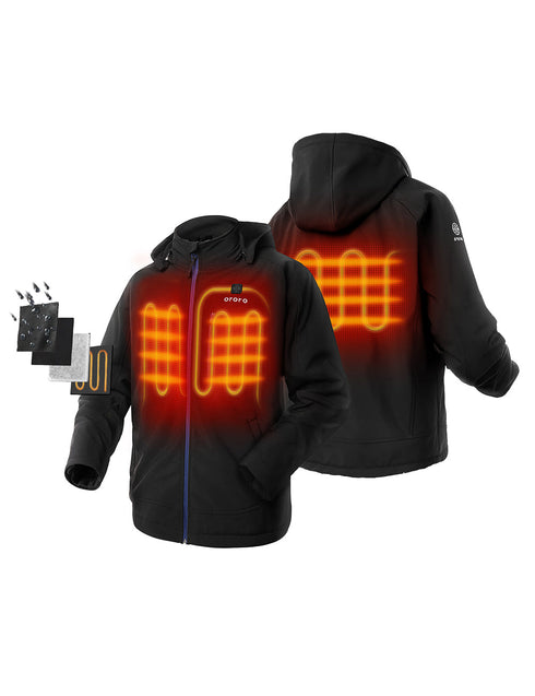 Upper back, Left & Right Chest Heating ,view 2