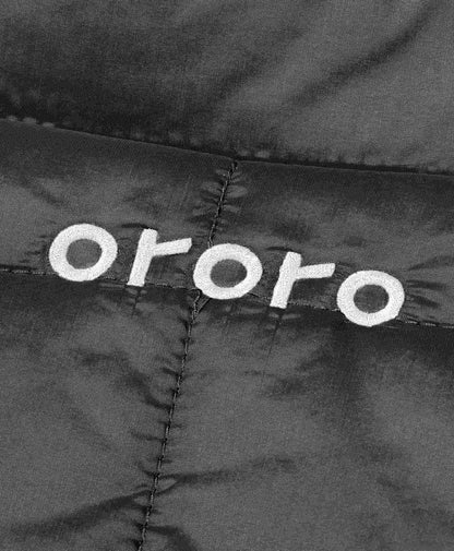 embroidered ororo logo