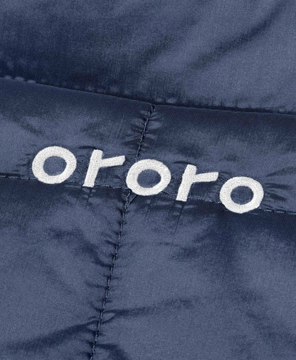 embroidered ororo logo