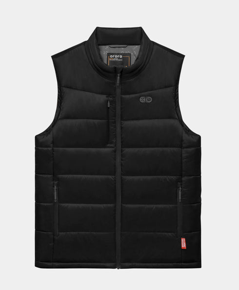 SureWarm? Men's 6-Zone Dual-Control Classic Pro Heated Vest - Black ,view 2