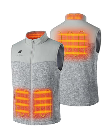 FOUR(4) heating zones at pockets, collar and mid-back